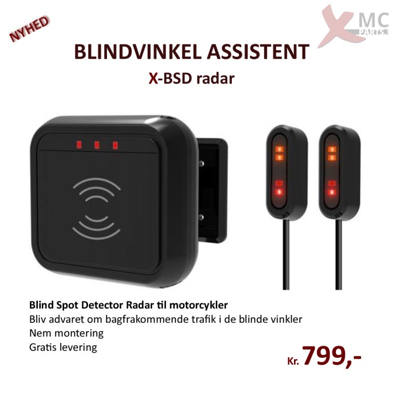 X-BSD radar Blind Spot Detection