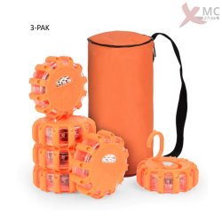 X-advarselslamper 3-PAK