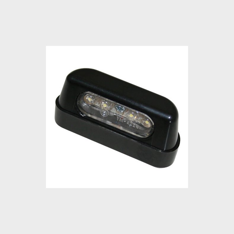 SHIN YO LED license plate light, ABS black